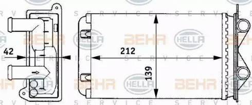 HELLA 8FH 351 313-401 - Système de chauffage cwaw.fr