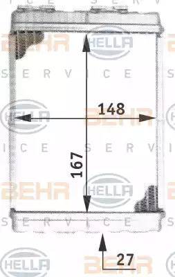 HELLA 8FH 351 313-081 - Système de chauffage cwaw.fr