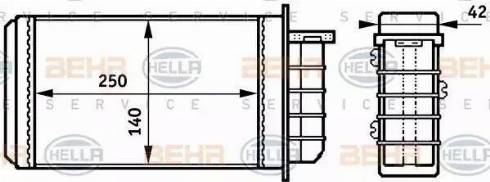 HELLA 8FH 351 313-191 - Système de chauffage cwaw.fr