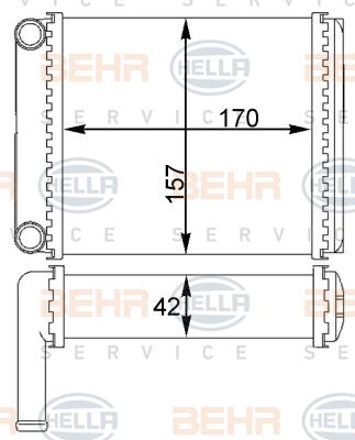 HELLA 8FH 351 312-524 - Système de chauffage cwaw.fr