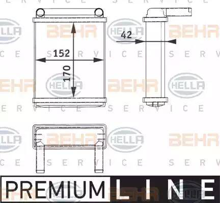 HELLA 8FH 351 312-521 - Système de chauffage cwaw.fr