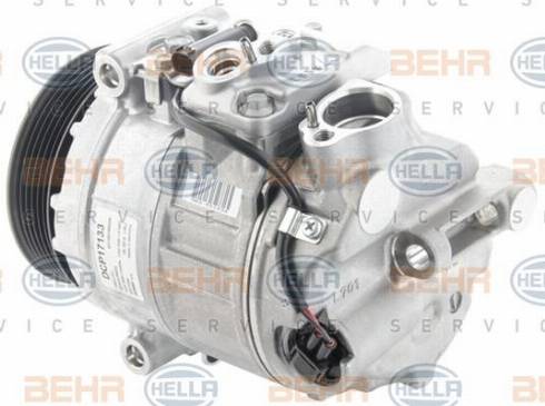 HELLA 8FK 351 006-461 - Compresseur, climatisation cwaw.fr