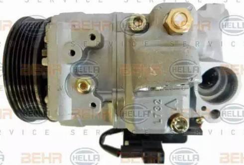 HELLA 8FK 351 114-991 - Compresseur, climatisation cwaw.fr