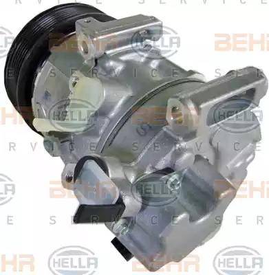 HELLA 8FK 351 125-121 - Compresseur, climatisation cwaw.fr