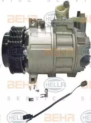 HELLA 8FK 351 322-921 - Compresseur, climatisation cwaw.fr