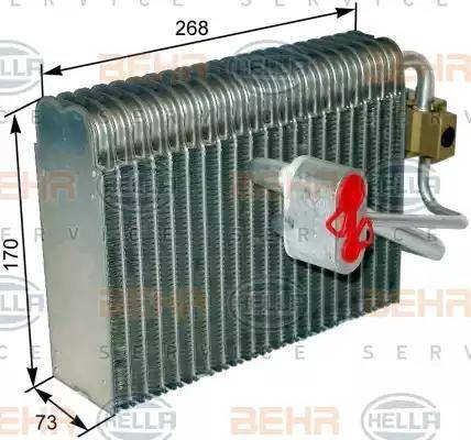 HELLA 8FV 351 330-591 - Évaporateur climatisation cwaw.fr