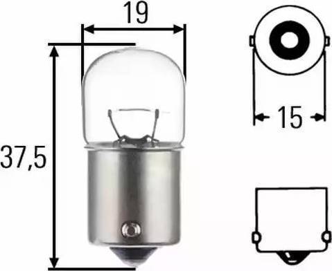 HELLA 8GA 002 071-258 - Ampoule, feu stop / feu arrière cwaw.fr