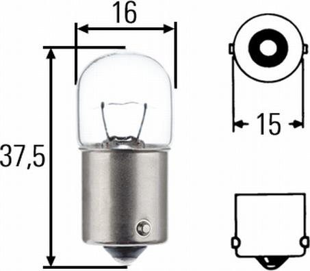 HELLA 8GA002071-353 - Ampoule, feu clignotant cwaw.fr