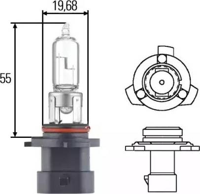 HELLA 8GH 005 635-161 - Ampoule, projecteur longue portée cwaw.fr