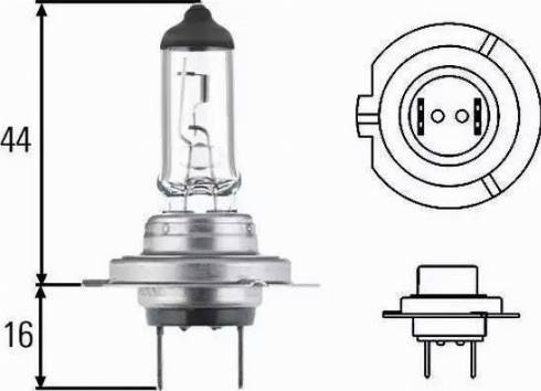 HELLA 8GH 007 157-471 - Ampoule, projecteur principal cwaw.fr