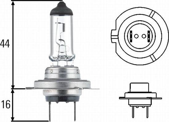 HELLA 8GH 178 560-493 - Ampoule, projecteur principal cwaw.fr