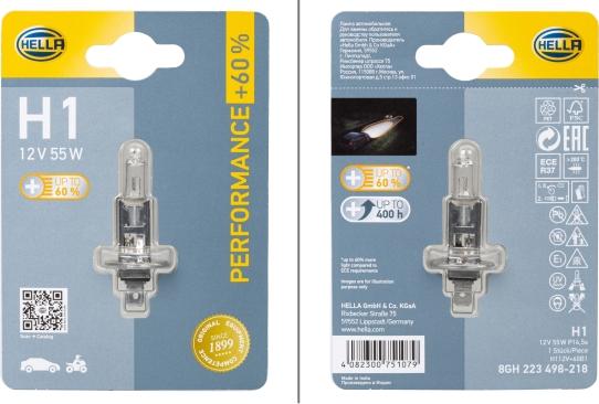 HELLA 8GH223498-218 - Ampoule, projecteur longue portée cwaw.fr