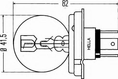 HELLA 8GJ 002 088-481 - Ampoule, projecteur principal cwaw.fr