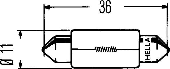 HELLA 8GM 002 092-137 - Ampoule cwaw.fr