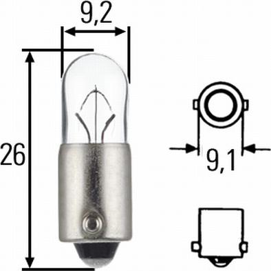 HELLA 8GP 002 067-013 - Ampoule, feu de stationnement / de position cwaw.fr