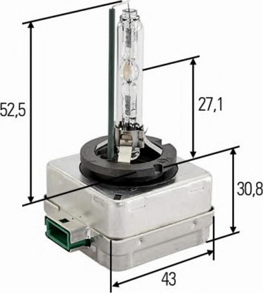 HELLA 8GS 009 028-201 - Ampoule, projecteur principal cwaw.fr