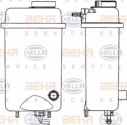 HELLA 8MA 376 705-431 - Vase d'expansion, liquide de refroidissement cwaw.fr