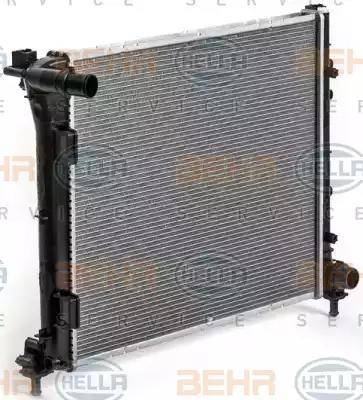 HELLA 8MK 376 900-171 - Radiateur, refroidissement du moteur cwaw.fr