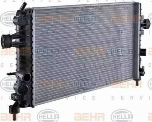 HELLA 8MK 376 754-081 - Radiateur, refroidissement du moteur cwaw.fr