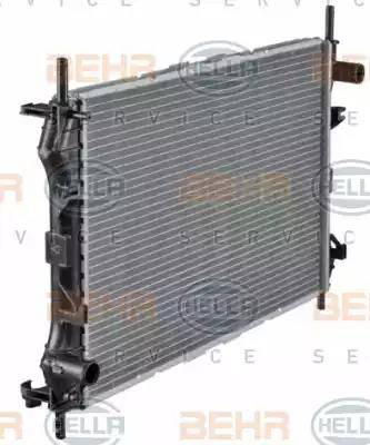 HELLA 8MK 376 755-281 - Radiateur, refroidissement du moteur cwaw.fr