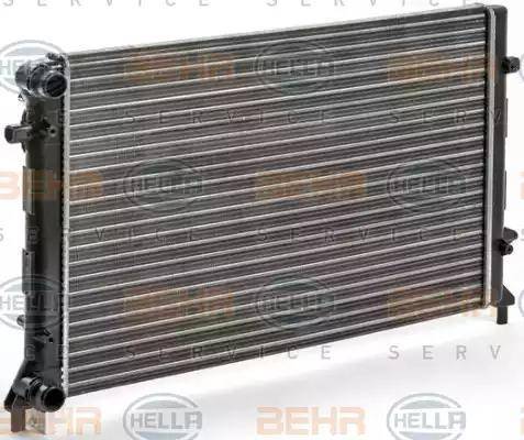 HELLA 8MK 376 700-491 - Radiateur, refroidissement du moteur cwaw.fr