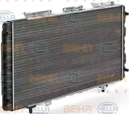 HELLA 8MK 376 700-551 - Radiateur, refroidissement du moteur cwaw.fr