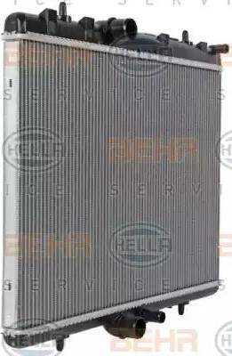 HELLA 8MK 376 700-534 - Radiateur, refroidissement du moteur cwaw.fr