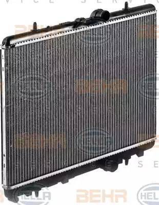 HELLA 8MK 376 700-521 - Radiateur, refroidissement du moteur cwaw.fr