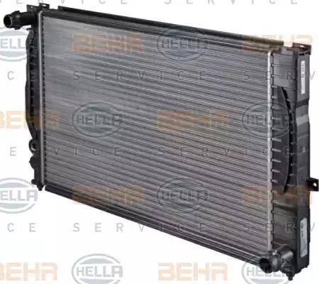 HELLA 8MK 376 715-331 - Radiateur, refroidissement du moteur cwaw.fr