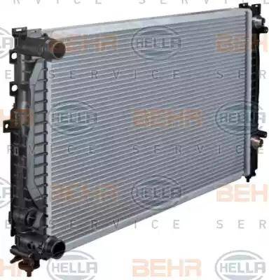 HELLA 8MK 376 716-621 - Radiateur, refroidissement du moteur cwaw.fr