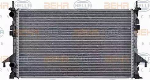 HELLA 8MK 376 716-291 - Radiateur, refroidissement du moteur cwaw.fr