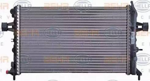 HELLA 8MK 376 710-321 - Radiateur, refroidissement du moteur cwaw.fr