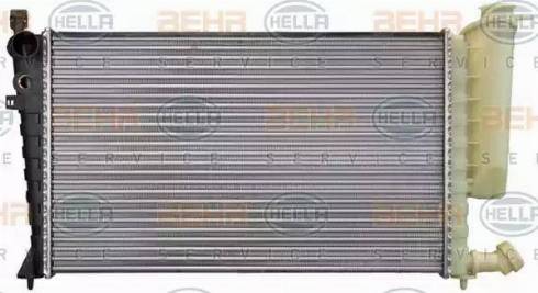 HELLA 8MK 376 710-261 - Radiateur, refroidissement du moteur cwaw.fr