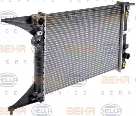 HELLA 8MK 376 718-651 - Radiateur, refroidissement du moteur cwaw.fr