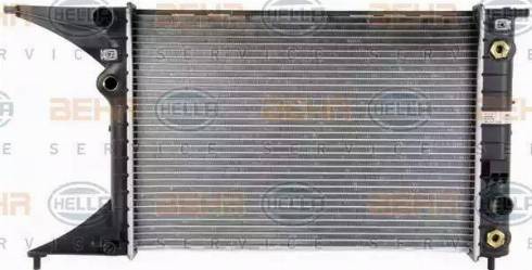 HELLA 8MK 376 718-654 - Radiateur, refroidissement du moteur cwaw.fr