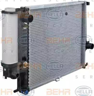 HELLA 8MK 376 713-101 - Radiateur, refroidissement du moteur cwaw.fr