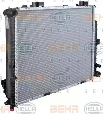 HELLA 8MK 376 712-781 - Radiateur, refroidissement du moteur cwaw.fr