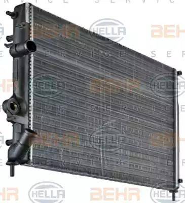 HELLA 8MK 376 717-441 - Radiateur, refroidissement du moteur cwaw.fr