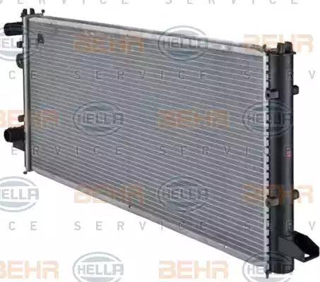 HELLA 8MK 376 717-751 - Radiateur, refroidissement du moteur cwaw.fr