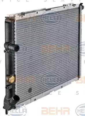 HELLA 8MK 376 717-781 - Radiateur, refroidissement du moteur cwaw.fr