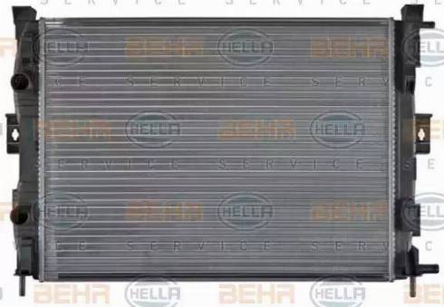 HELLA 8MK 376 781-134 - Radiateur, refroidissement du moteur cwaw.fr