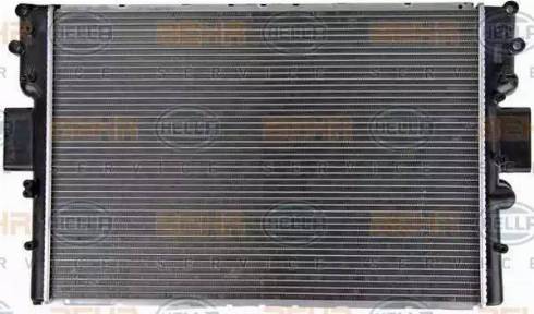 HELLA 8MK 376 774-431 - Radiateur, refroidissement du moteur cwaw.fr