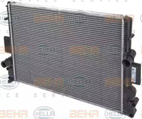 HELLA 8MK 376 774-434 - Radiateur, refroidissement du moteur cwaw.fr