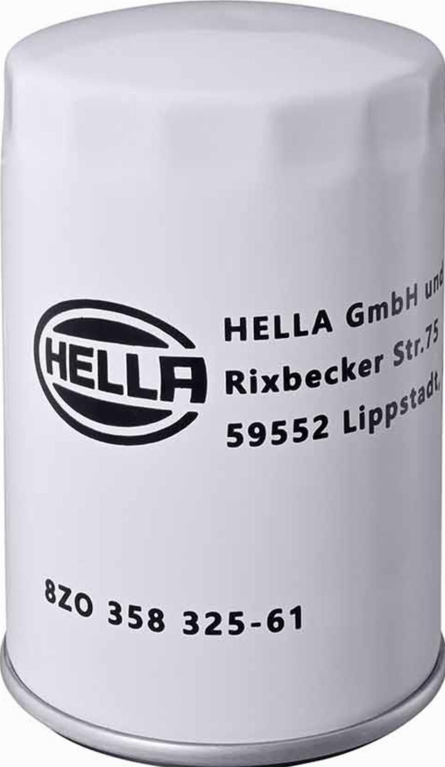 HELLA 8ZO 358 325-611 - Filtre à huile cwaw.fr