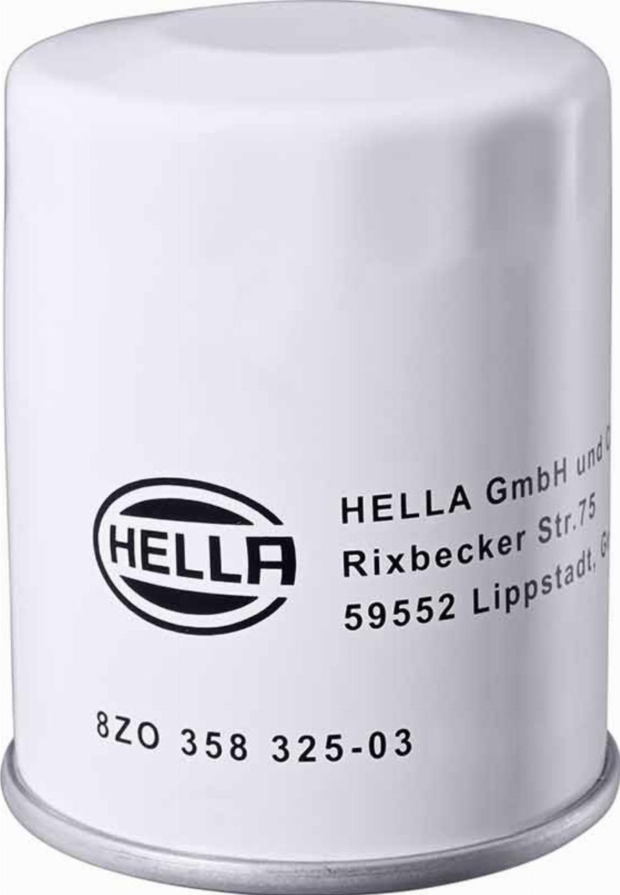 HELLA 8ZO 358 325-031 - Filtre à huile cwaw.fr