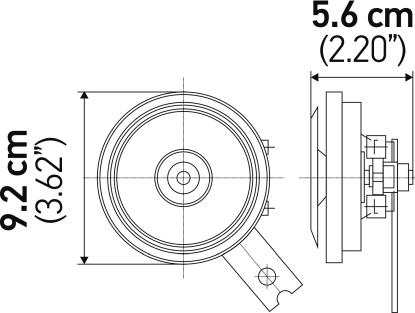 HELLA 3AM 011 225-871 - Avertisseur sonore cwaw.fr