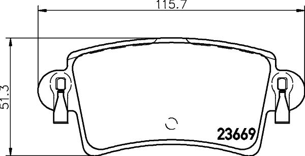 HELLA PAGID 8DB 355 009-421 - Kit de plaquettes de frein, frein à disque cwaw.fr