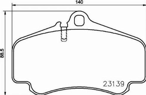 HELLA PAGID 8DB 355 009-841 - Kit de plaquettes de frein, frein à disque cwaw.fr