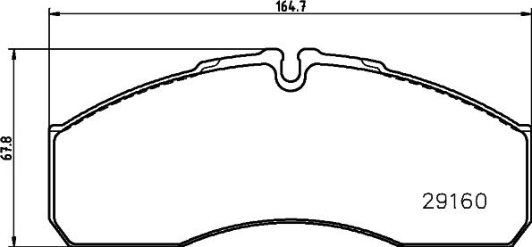 HELLA PAGID 8DB 355 005-401 - Kit de plaquettes de frein, frein à disque cwaw.fr