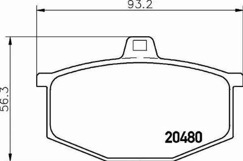 HELLA PAGID 8DB 355 006-031 - Kit de plaquettes de frein, frein à disque cwaw.fr